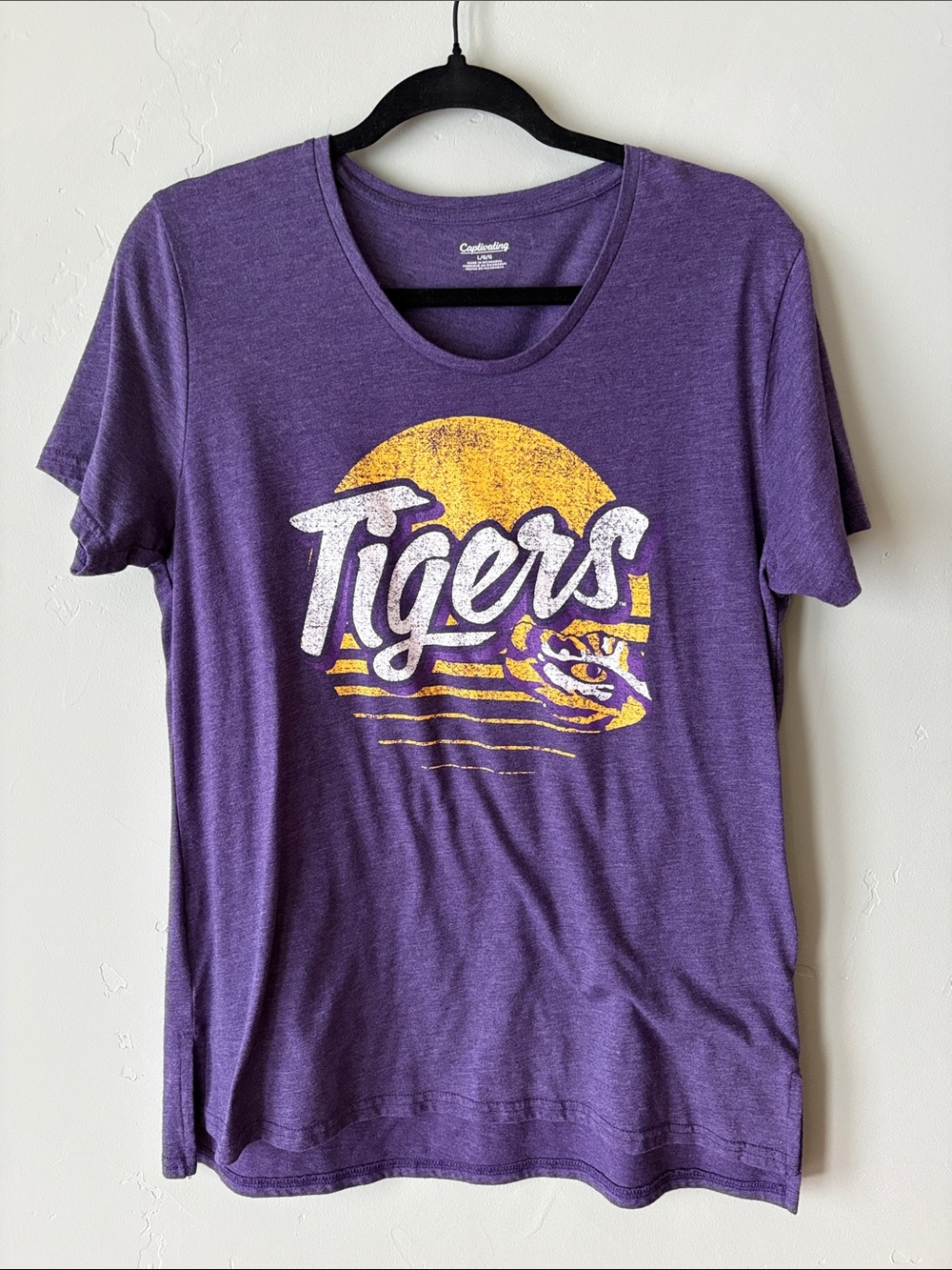 Purple LSU Tigers Graphic Tee